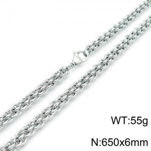 Stainless Steel Necklace - KN119345-Z