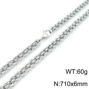 Stainless Steel Necklace - KN119346-Z