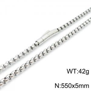 Stainless Steel Necklace - KN119350-KFC