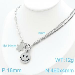 Stainless Steel Necklace - KN119391-Z