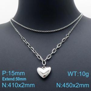 Stainless Steel Necklace - KN119526-Z