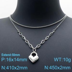 Stainless Steel Necklace - KN119527-Z