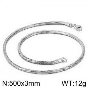 Stainless Steel Necklace - KN1196455-Z