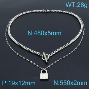 Stainless Steel Necklace - KN1196551-Z