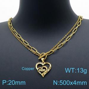 Copper Necklace （ Mother's Day） - KN1196619-Z