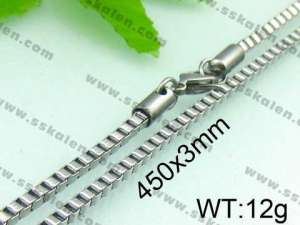 Staineless Steel Small Chain - KN12289-Z