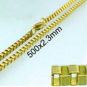 Staineless Steel Small Gold-plating Chain - KN13109-Z