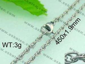 Staineless Steel Small Chain - KN13486-Z