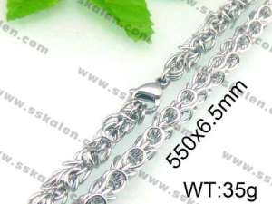 Stainless Steel Necklace - KN13590-Z