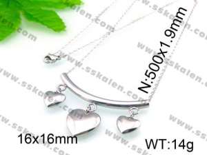 Stainless Steel Necklace - KN13724-Z