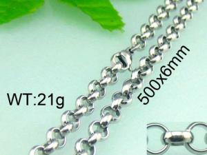 Stainless Steel Necklace - KN14170-Z