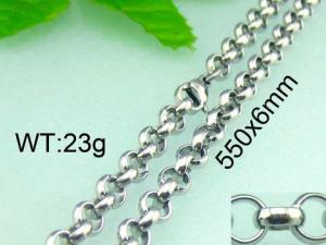 Stainless Steel Necklace - KN14171-Z
