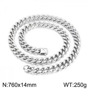 Stainless Steel Necklace - KN14544-Z