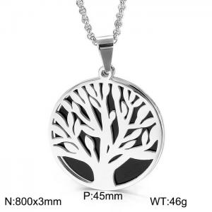 Stainless Steel Necklace - KN17240-K