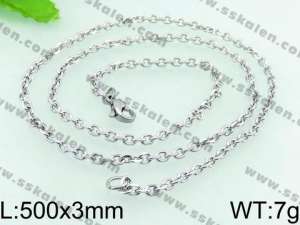 Stainless Steel Necklace - KN17746-Z