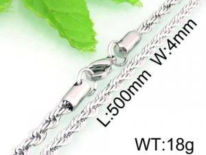 Stainless Steel Necklace - KN18283-Z