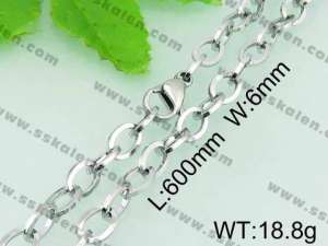 Stainless Steel Necklace - KN18311-Z