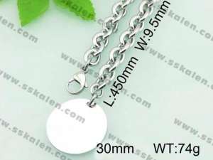 Stainless Steel Necklace  - KN18520-Z