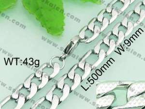 Stainless Steel Necklace  - KN18635-Z