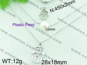 Stainless Steel Necklace  - KN18774-Z