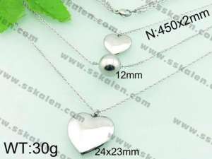 Stainless Steel Necklace  - KN18784-Z