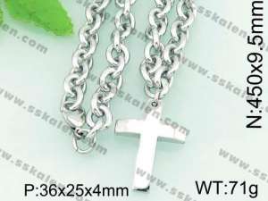 Stainless Steel Necklace  - KN18986-Z