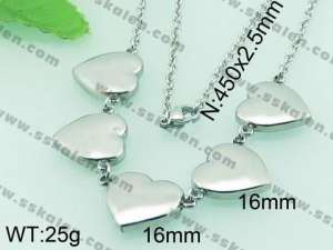 Stainless Steel Necklace  - KN19070-Z