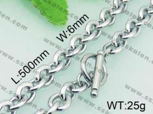 Stainless Steel Necklace - KN19392-Z