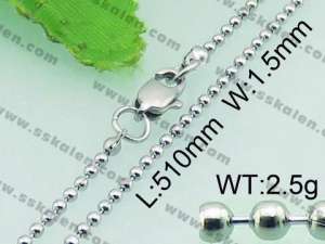 Staineless Steel Small Chain - KN19536-Z