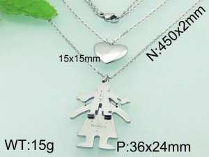 Stainless Steel Necklace - KN19547-Z