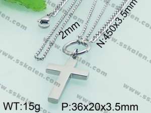 Stainless Steel Necklace - KN19690-Z