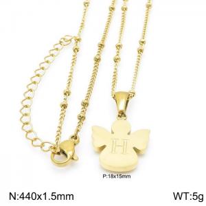 SS Gold-Plating Necklace - KN196920-K