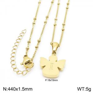 SS Gold-Plating Necklace - KN196921-K