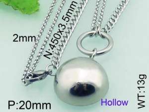 Stainless Steel Necklace - KN19693-Z