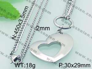 Stainless Steel Necklace - KN19698-Z