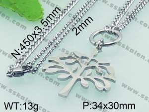 Stainless Steel Necklace - KN19702-Z