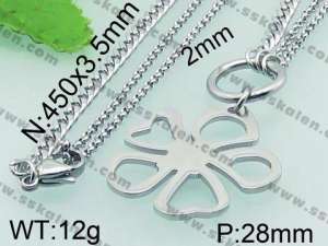 Stainless Steel Necklace - KN19703-Z