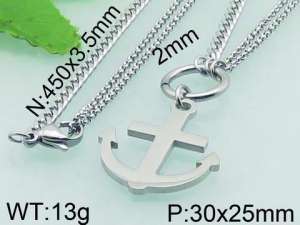 Stainless Steel Necklace - KN19704-Z