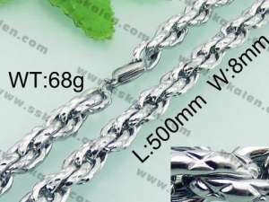 Stainless Steel Necklace - KN19718-Z