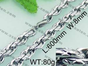 Stainless Steel Necklace - KN19719-Z