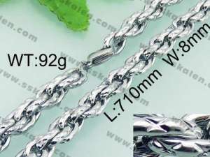 Stainless Steel Necklace - KN19720-Z