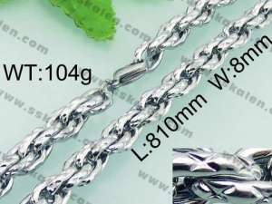 Stainless Steel Necklace - KN19721-Z