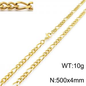 SS Gold-Plating Necklace - KN197264-Z