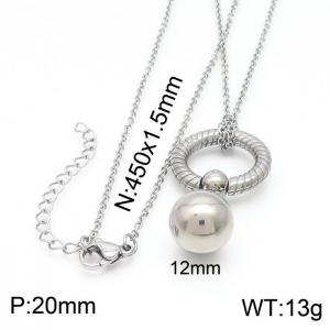 Stainless Steel Necklace - KN197601-Z