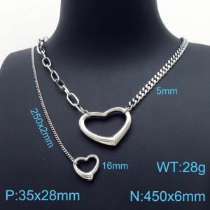 Stainless Steel Necklace - KN197615-Z
