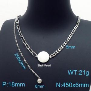 Stainless Steel Necklace - KN197618-Z