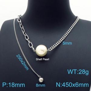 Stainless Steel Necklace - KN197619-Z