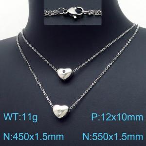 Stainless Steel Necklace - KN197638-Z