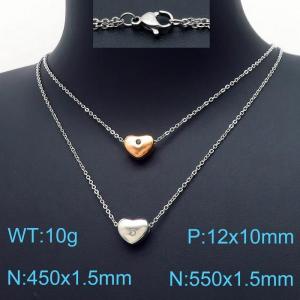 Stainless Steel Necklace - KN197640-Z