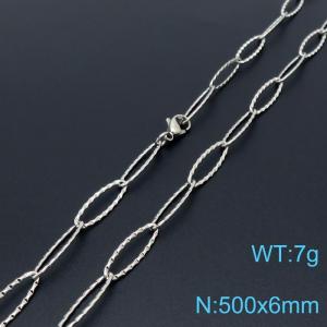 Stainless Steel Necklace - KN197648-Z